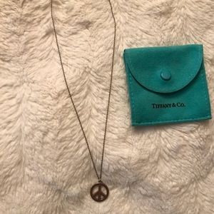 Tiffany& Co. Peace Sign Necklace